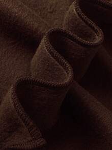 Men's Solid Color Drop Shoulder Long Sleeve Drawstring Pocket Casual Hoodie, Autumn/Winter,Back To School