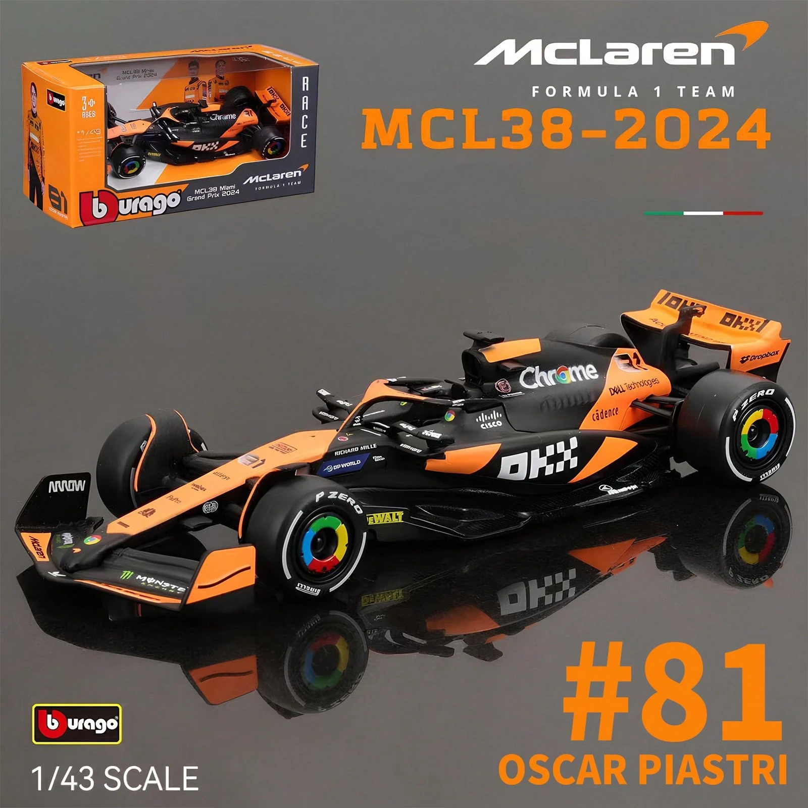 MCL38#81 Miami Grand Prix
