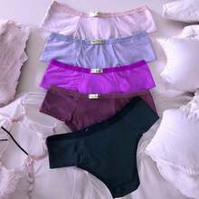 KIT OF 3 COMFORTABLE DOUBLE BRIDGE PANTIES - Multicolor - View 1