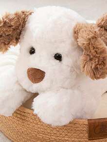 可爱小狗毛绒玩具小狗毛绒狗玩具垫卡哇伊仿真泰迪狗毛绒玩具礼物可爱小狗卷毛小狗玩偶毛绒玩具大狗布娃娃生日礼物毛绒动物、泰迪熊、毛绒玩具、节日礼物圣诞节 - 彩色 - 查看 12