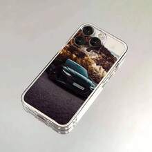 Funda de teléfono para coche deportivo A-Audis R-S compatible con  17,16,15,14,13,12,Pro,Max,Plus,E,SE4,Air,Mini funda transparente, funda compatible con  17, funda  17 Pro, funda  17 Pro Max - z6 - Ver 9