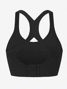 3Pcs Seamless Shock-Absorbing Sports Bra, X-Back Wireless High Support, Lightweight Breathable Running Workout Tank Top - Multicolor - View 6