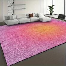 Soft Floor Mat, Gradient Color System Pink Orange Purple Color Matching, Machine Washable, Suitable For Bedroom Living Room, Dreamy Sunset Elegant Style - Perfect Choice For Christmas, Halloween, Valentine's Day, Father's Day, Mother's Day, Graduation Season - Nhiều màu - Xem 10