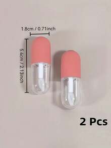 1 / 3 Pieces Set Mini Capsule Foundation And Liquid Dispenser With Brush, Leak-Proof Travel Essentials Lipstick And Perfume Dispenser - Multicolor - View 6