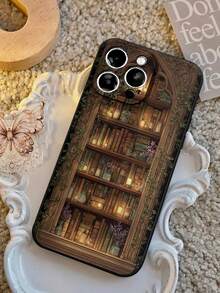 1 pieza Funda de teléfono personalizada con patrón de estantería de mago, gruesa y a prueba de golpes, compatible con iPhone 17/17 Pro/17 Pro Max, 16/16 Pro/16 Plus/16 Pro Max, 15 Pro Max, Apple P13, P14, P11, P12, XS, XR, 7/8, 7/8 Plus, A50, A12, A32, A52, A72, A51, A21S, A13, A14, S22 Ultra, S23, A33, A53, S20 FE, Redmi 11 Youth, 12 Pro, 12/12X, Note 11, 9A, 9C, Poco X3 NFC, Redmi 10, Redmi 9, Note 9, 12C, Note 11 Pro, Redmi 10C, Note 8 Pro