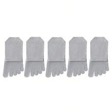 Women Five Fingers Crew Socks Solid Colour Ladies Split Toe Sports Socks Spring Autumn Harajuku Toe Socks, Fall - Multicolor - View 10