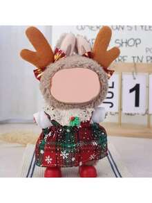 [ملابس فقط] مناسبة للدمية الجديدة الأكثر مبيعًا بطول 17 سم الدمية الجيل الأول/الثاني/الثالث، لمجموعة ملابس دمية عيد الميلاد الجميلة ل-