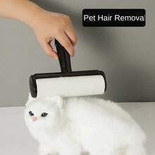 1 Set Of Large Multifunctional Plastic Pet Hair Remover Set, 16cm Long With 55 Tear Design And Strong Dust Removal Roll Paper, Suitable For Cleaning Sofas, Beds, Carpets, Clothing, And Pet Hair - Multicolor - View 8