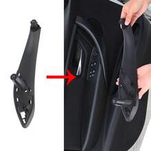 Car Inner Handle Door Panel Pull Trim Cover Black Front Rear Left/Right Interior Door Handles For BMW F30 F80 F31 F32 F34 F35