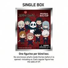 Crunchyroll 1/3PCS 官方授权时尚神秘盲袋随机一个 3D 动漫角色棒球游戏系列钥匙扣饰品 Itadori Yuji  角色适合通勤工作派对周年纪念礼物送给朋友家人粉丝 - 彩色 - 查看 17