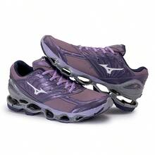 MZN Pro8 Men's Sneakers Casual Sports Shoes With Springs Comfortable Training - Màu tím - Xem 2