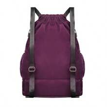 SEYATULLH Basketball Bag, Gym Bag, Lightweight Outdoor Sports Backpack, Basketball Storage Bag, Drawstring Casual Yoga Travel Luggage Bag - Multicolor - View 7