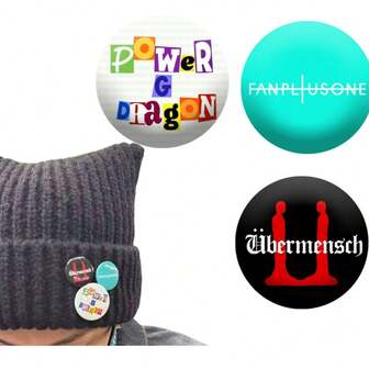 可爱图案徽章胸针、女士别针、翻领别针、包包饰物、时尚配饰，适合送给朋友、家人、老师和同学的有趣礼物