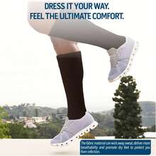 Mens Diabetic Over The Calf Socks Knee Premium Cotton High Socks - 棕色 - 查看 5