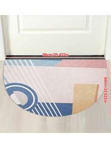 1 件波西米亚半圆形浴室地毯，柔软厚实的浴缸地毯，吸水防滑耐用门垫，浴室配件，家居装饰，房间装饰 - 彩色 - 查看 25