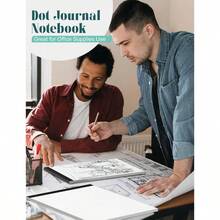 Bloc de notas punteados de 8 - 12x 11, paquete de 3, papel de diario de puntos 8.5x 11, tamao de letra, bloc de notas de rejilla punteada para planificacin de diario, 70 g de papel, notas - inicial - Ver 7