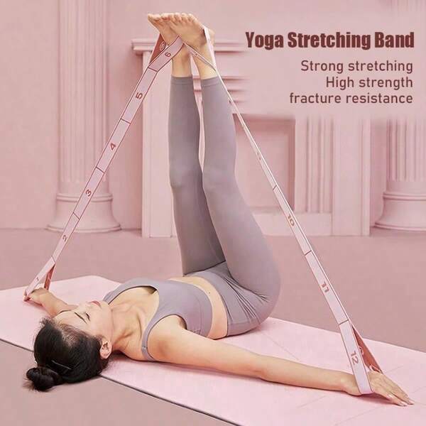 Faixa elástica digital segmentada para ioga, faixa de resistência para treinamento de dança para alongamento de ombros, 1 peça