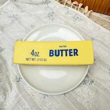 假黄油棒黄色牛奶印花柔软食物人造可爱切割模型玩具DIY礼物工艺品装饰玩具 - 彩色 - 查看 11