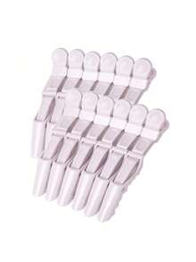 12 piezas/Set Pinzas de cocodrilo de salón de color rosa, pinzas de cabello de plástico de cocodrilo, pinzas para flequillo sin costuras, pinzas de cocodrilo tipo pico de pato, pinzas de posicionamiento para maquillaje de artista, pinzas de sección para estilista de cabello, pinzas de cocodrilo antideslizantes para salón u hotel, clips de cabello multifunción, herramientas de peinado - negro, colores neutros, material de plástico, herramientas de peinado, productos y accesorios para salón de belleza, secador de pelo, productos para el cabello, herramientas para el cabello, cosas para el cabello, cuidado del cabello, cepillo para cabello rizado, equipo de peluquería, artículos de viaje esenciales, artículos de viaje esenciales, peinado, peluquería, cabello, viaje, productos para el cabello, herramientas para el cabello, cosas para el cabello, barbero, accesorios de barbero, barbería, equipo de peluquería