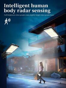 1/2/4/6颗108COB太阳能灯，户外IP65防水，3种照明模式带运动传感器，适用于花园、墙壁、庭院、小路，可作装饰礼品，适用于万圣节、圣诞节、感恩节、房间、家居、户外、墙壁、庭院等场合。 - 黑色 - 查看 16