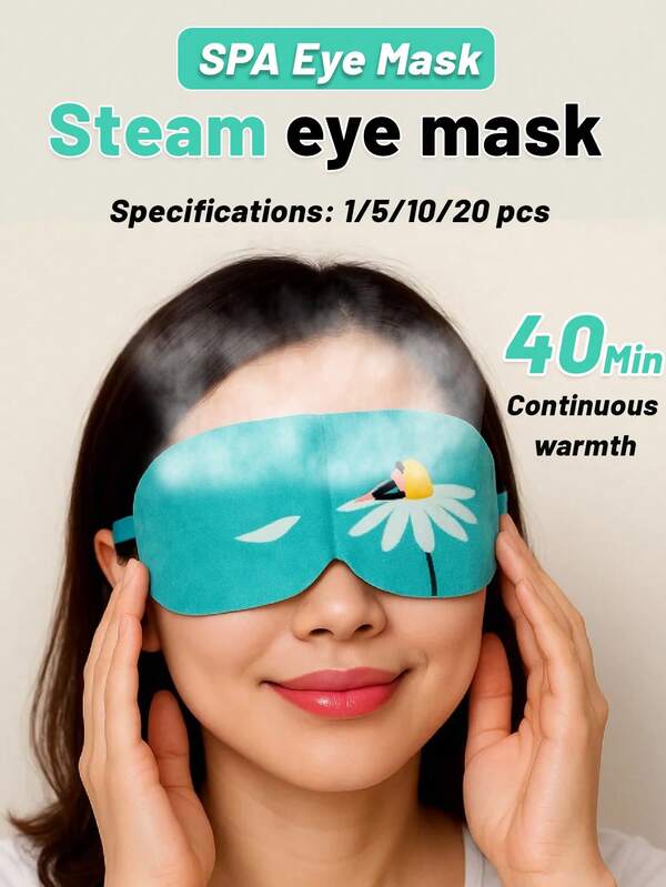 1/5/10/20 Pieces, Lavender Steam Eye Mask, Disposable Eye Mask, Self-Heating Eye Mask, Light And Breathable, Long-Lasting Constant Temperature, Three-Dimensional Cutting, Ultimate Comfort, Eye Protection, Eye Relaxation, Promote Sleep, Individual Packaging, Easy To Carry, Lunch Break, Business Trip, After Work, After Staying Up Late