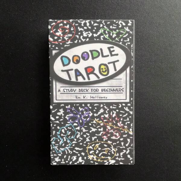 Doodle Tarot Cards, Fun Of Fortune-Telling Card Games, Family Gathering Entertainment Game Cards 78pcs Tarot Deck