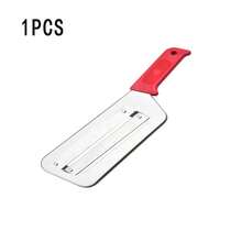 Cabbage Chopper Shredder, Cabbage Cutter Knife Kitchen Slicer Sauerkraut Cutter Coleslaw Grater, Sharp Stainless Steel Blades, Black & Red Handle - 紅色 - 查看 10