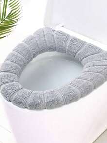 1pc Universal Thickened Toilet Seat Cover, Bathroom Toilet Seat Cushion, Bathroom Decor, Autumn Decoration