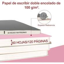 4 Pieces con Pasta Dura, Cuaderno en Espiral, Cuaderno de Notas con 320 Hojas de Raya, 4 colores para Suministros Escolares de Oficina, Agenda Personal, Cuaderno - mezcla de colores - Ver 5