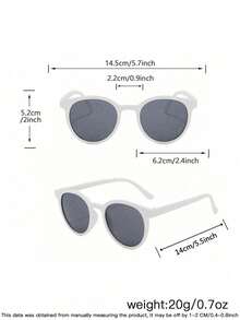 1 Set de 3 Piezas de Gafas de Moda Cuadradas Básicas, con Orejas de Gato Lindas y Redondas Retro, Adecuadas para Niños y Niñas de 6 a 12 Años, para Atuendos Casuales Diarios, Salidas de Vacaciones y como Regalos de Festival - Multicolor - Ver 10