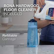 Bona Wood Floor Mop Starter Kit - 1 Spray Mop, 1 Reusable Microfiber Mopping Pad, 1 Refillable Wood Floor Cleaner Liquid - 1 - Xem 7