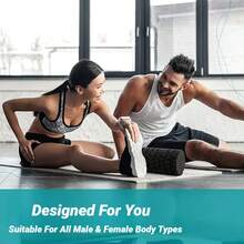 Con lăn xốp tập thể dục 1 mảnh, Bánh xe massage EPP Yoga, Máy massage toàn thân mật độ cao cho lưng, chân, đùi, Thích hợp cho phòng tập thể dục tại nhà, Yoga, Pilates và phục hồi sau khi tập luyện - Thư giãn và tăng cường độ dẻo dai cho gân, Vận hành bằng tay, Thiết bị tập thể dục | Con lăn xốp EPP, Phụ kiện thể thao, Thiết bị thể thao thời trang, Thiết kế công thái học, Lý tưởng cho người đam mê thể dục và yoga - Nhiều màu - Xem 5