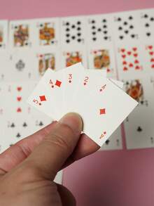1/2个便携式迷你扑克钥匙扣，小型棋盘游戏钥匙扣，趣味钥匙扣，非常适合圣诞节、感恩节或派对游戏，颜色随机。可作包包挂饰、汽车配件、教师礼物、朋友礼物、姐妹礼物。 - 彩色 - 查看 4