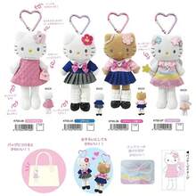 Japanese-Style Sanrio Hello Kitty NIC School Style: Seven Types Of Long-Legged Plush Keychains, Cute Bag Pendants, Which Are Also Great As Gifts For Friends.