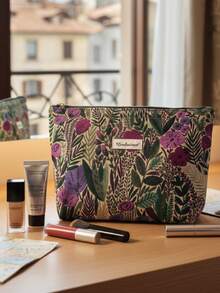 Portable Makeup Bag |Cosmetic Bag | Travel Bag | Large Strip Cosmetic Makeup Bag For Girls |Travel Supplies| Sweet Storage Bag | Teen Girl Gifts Stuff | Summer Makeup Bag For Women | French Style Cosmetic Bag | Vintage Makeup Organizer |Travel Toiletry Bag For Makeup Brushes, Skincare & Gel Nail Polish - Perfect Gift For Girls, Friends, Birthdays,Weddings, Parties & Mother's Day,Makeup Supplies,Makeup Tools,Storage Bag,Christmas Gifts,Pouch,Travel,Gifts For Women Travel Essential,Pouch,Clutch / Small Handbag, Makeup Organizer,Makeup Organize,Pouch,Brush Holder,Mini Pouch,Large Capacity Pouch,Gifts For Women,Christmas Gifts,Gift Ideas For Women