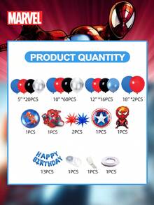 Marvel 1 Bộ bóng bay Người Nhện được  cấp phép chính thức theo chủ đề nhân vật hoạt hình, bóng bay trang trí tiệc sinh nhật, kỷ niệm tốt nghiệp, đồ trang trí gia đình, đạo cụ nền ảnh, quà tặng Giáng sinh cho bạn bè - Xem 3