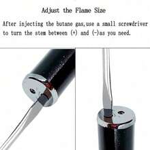 1pcs All-In-1 Pipe Windproof Click Butane Refillable Torch Lighter Click-N-Hit, Outdoor Windproof Butane Lighter, Adjustable Flame Lighter, Suitable For Barbecue, Kitchen Baking, Men'S Gift(No Butane),Battery-Free, Barbecue Lighting - 綠色 - 查看 7