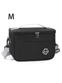 New Portable Lunch Bag Food Thermal Box Waterproof Office Cooler Lunchbox With Shoulder Strap Insulated Case,Large-Capacity Travel Hand-Held Shoulder Strap Insulated Bag, Lunch Box Bag, Student Thickened Waterproof Lunch Bag, Fresh-Keeping Aluminum Foil Picnic Bag