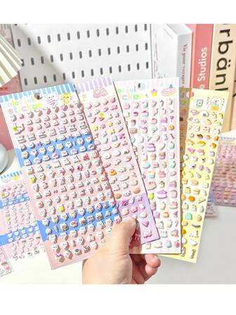 Cartoon Soft Cute Foam Stickers, Small Nose Bubble Stickers