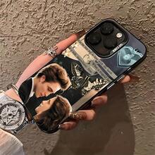 Funda para  de la Pareja de la Película Crepúsculo, Compatible con Modelos 17, 16E, 16, 15, 14, 13, 12, 11 Mini, Pro, Max, Air, X, XR, XSMAX, 8 y 7 Plus, con Cubierta Trasera Mate Diseñada para Prevenir Caídas, Caso de Uso Diario,Textura Suave,Accesorio Móvil,Usuarios de - Color 1 - Ver 7