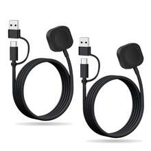 Cargador compatible con Apple Watch actualizado, carga rápida compatible con cargador de de 1 m, regalo magnético, esencial de viaje compatible con iWatch Series 11/10/9/8/7/6/SE/SE2/5/4/3/2, Ultra/SE