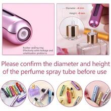 Mini Refillable Perfume Atomizer Bottle, Travel Size Refillable Perfume Refill Bottle - Perfume Atomizer Refillables, Scent Pump Case, Small Perfume Spray - Màu hồng tươi sáng - Xem 5