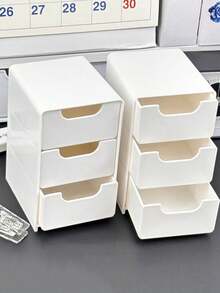 Cutie de depozitare pentru birou; Mini cutie de sortare a articolelor de papetărie în stil sertar; Dispozitiv magic pentru depozitarea obiectelor diverse mici, despărțitor, pentru dormitor