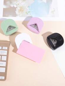 1pc R4 Creative Corner Rounder, Compact And Portable Office Supply And Student Accessory For Rounding And Cutting Paper Corners, Stylish And Simple Home Album Card Paper Right-Angle Corner Rounder
