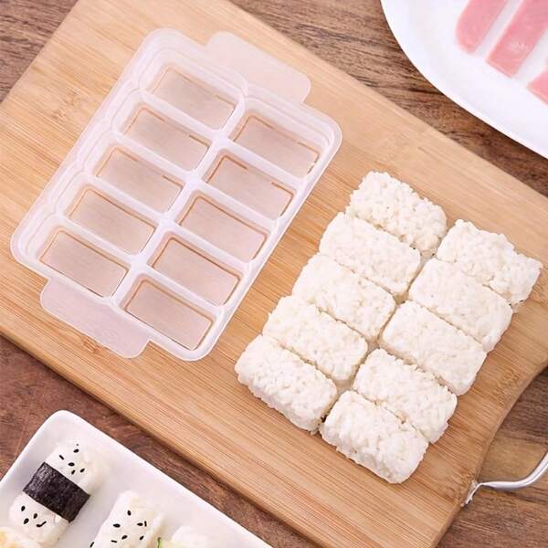 1set Sushi Mold Rice Ball Mold Wrap Tool