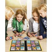 lbum para Tarjetas, 360 Bolsillos Carpeta de Tarjetas, Coleccionador de Cartas de 20 Pginas, Card Binder de Transparente y Impermeable, Gran Capacidad lbum, Apto para Juego de Cartas, FotosAzul - Amarillo - Ver 7