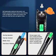 Localizador Visual de Fallos Cables de Fibra óptica Pluma Tester Medidor para CATV,Sistemas de Cableado,etc.hasta 30MW 630nm To 670nm 2.5mm