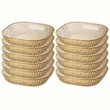 1/6/9/12件装水果盘 客厅家居茶几小吃摆盘 新款水果篮 轻奢高级水果盘 水果篮 水果碗 婚礼圣诞节小吃托盘 食品盘 厨房水果篮 万圣节装饰水果碗 甜点盘 - 水果盤 - 查看 19