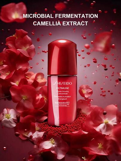 Shiseido Ultimune Power Infusing Anti-Aging Serum - Sérum anti-idade, sérum antirrugas, sérum firmador, sérum hidratante, sérum de recuperação da pele, sérum para pele sensível, textura de rápida absorção, tamanho para viagem: 10 ml/0,34 oz