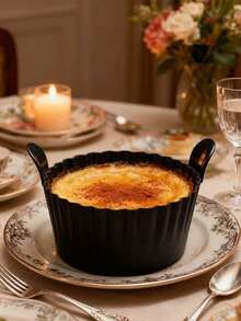 1 pieza/2 piezas/4 piezas/6 piezas Moldes de silicona negra para freír al aire - Moldes redondos antiadherentes para magdalenas y tartas con diseño de textura acanalada para pasteles, tartas de huevo, magdalenas - Accesorios de cocina duraderos para una cocción uniforme y fácil desmoldado, preparación de pasteles | Utensilios de cocina modernos | Material fácil de limpiar, accesorios de horneado